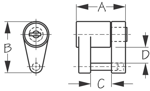 Sea Dog Trailer Coupler Lock (MPN: 751030-1)