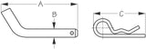 Sea-Dog Corporation Trailer Hitch Pin (MPN: 751062-1)