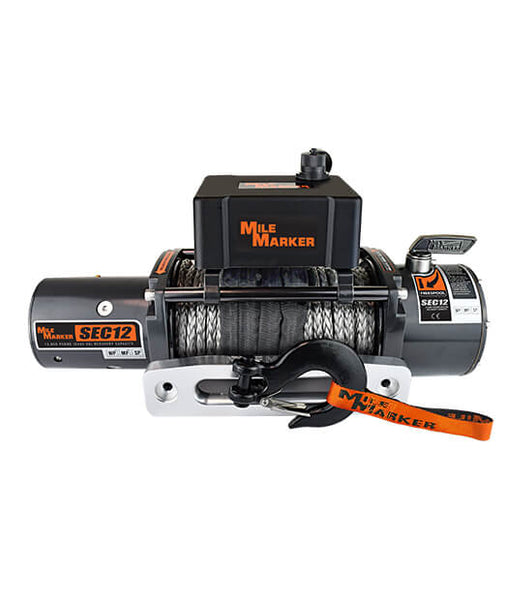 Mile Marker SEC12 Waterproof Recovery Winch (MPN: 76-53251BW)
