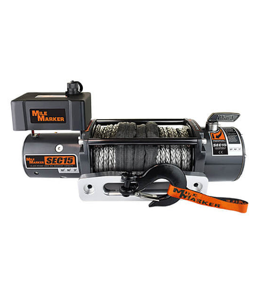Mile Marker SEC15 Waterproof Recovery Winch (MPN: 76-53260W)