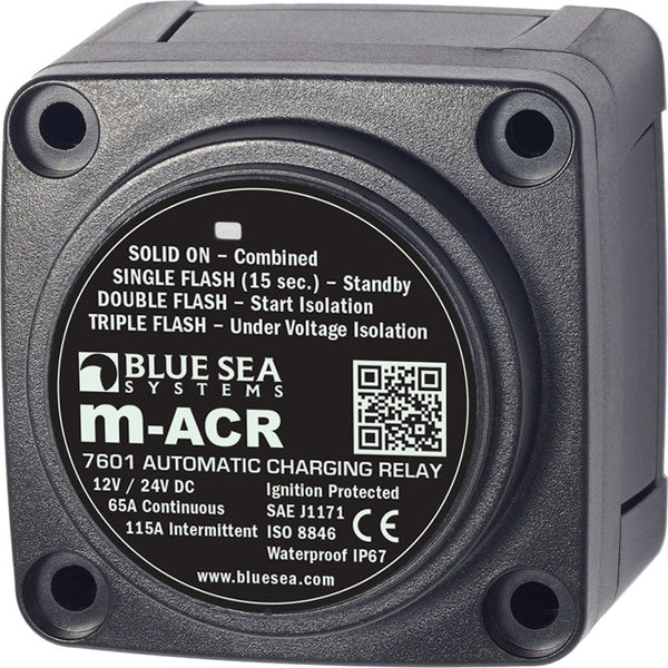 Blue Sea Battery Voltage Sensing Relay (MPN: 7601-BSS)