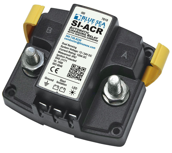 Blue Sea Battery Voltage Sensing Relay (MPN: 7610-BSS)