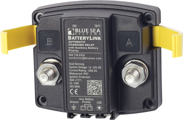 Blue Sea Battery Voltage Sensing Relay (MPN: 7611-BSS)