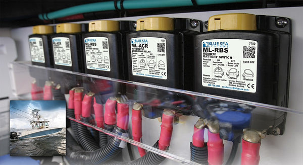Blue Sea Battery Voltage Sensing Relay (MPN: 7622-BSS)
