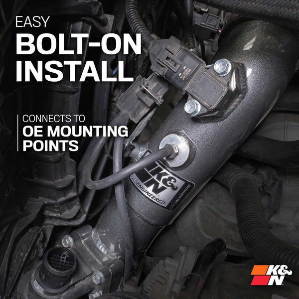 K and N Filters Turbocharger Intercooler Pipe (MPN: 77-1016KC)