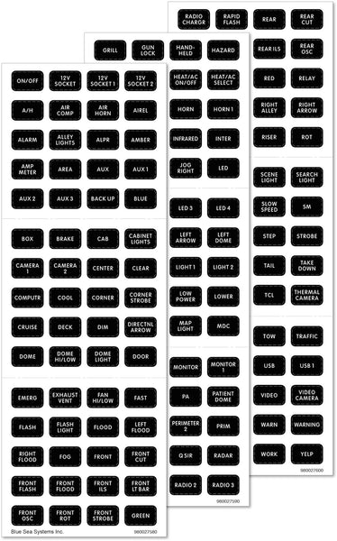 Blue Sea Systems Multi Purpose Label (MPN: 7870-BSS)