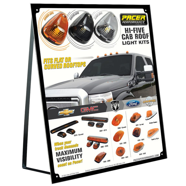 Pacer Performance Hi-Five Cab Roof Lights (MPN: 79-620)