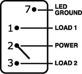 Blue Sea Multi Purpose Switch (MPN: 8232-BSS)
