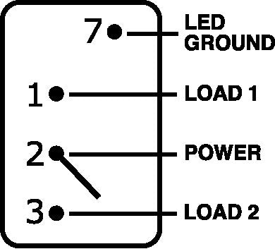 Blue Sea Multi Purpose Switch (MPN: 8232-BSS)