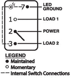 Blue Sea Multi Purpose Switch (MPN: 8233-BSS)