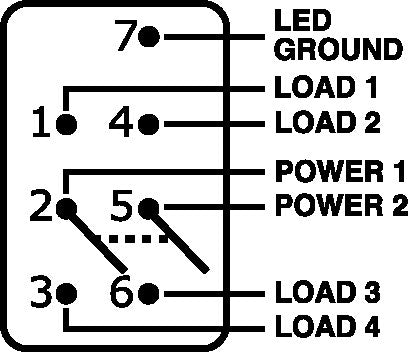 Blue Sea Systems Multi Purpose Switch (MPN: 8300-BSS)