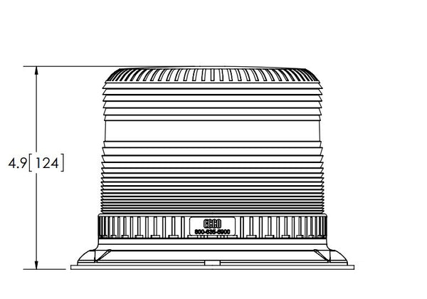 Ecco Electronic Pulse II LED Beacon (MPN: 7945A)