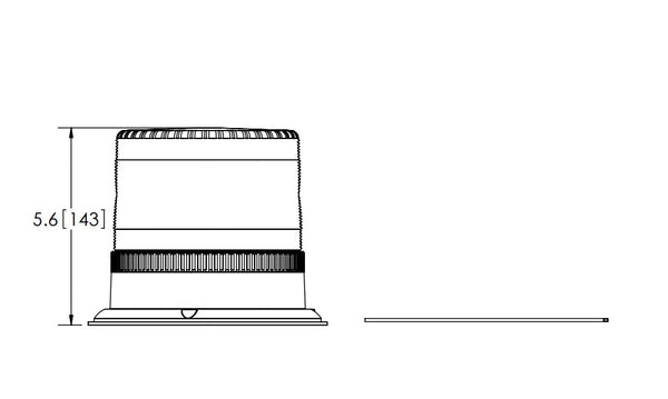 Ecco Electronic Pulse LED Beacon (MPN: 7960A)