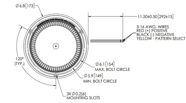 Ecco Electronic Beacon LED (MPN: 7965A)