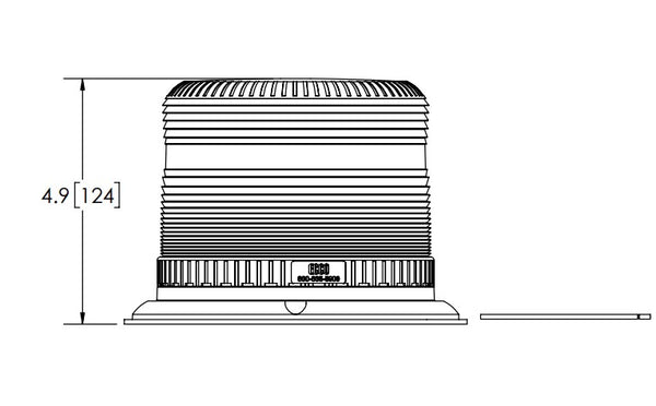 Ecco Electronic Beacon LED (MPN: 7965A)