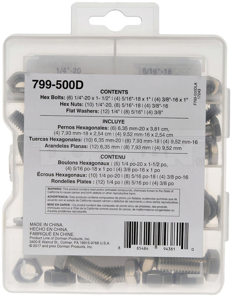 OE Solutions Fastener Assortment Kit (MPN: 799-500D)