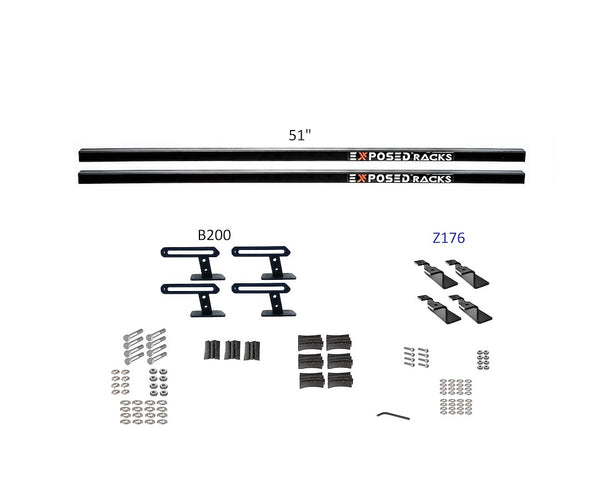 Exposed Racks Roof Rack Weekender (MPN: 8-00-8686-BK)