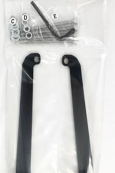 Exposed Racks Jeep JL JLU Front Brackets Kit (MPN: 8-00-9914)