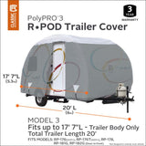 Classic Accessories Travel Trailer Cover (MPN: 80-200-161001-00)