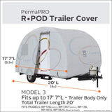 Classic Accessories PermaPRO Travel Trailer Cover (MPN: 80-256-161001-00)