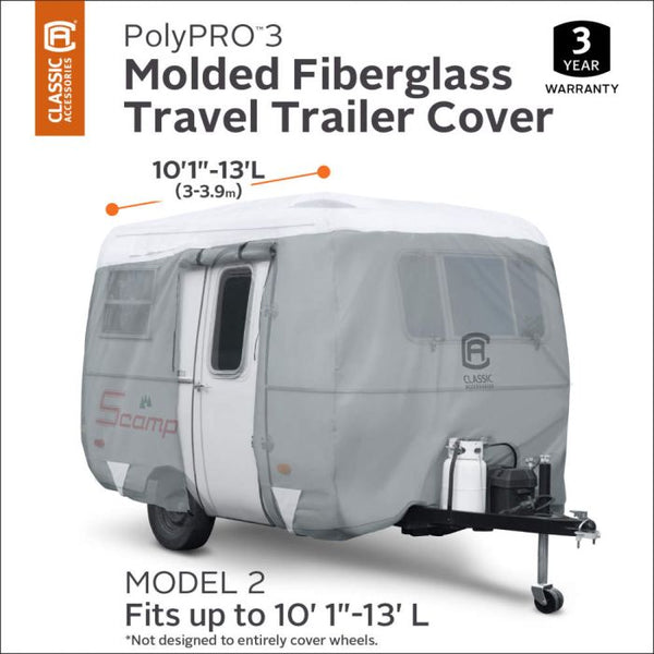 Classic Accessories Travel Trailer Cover (MPN: 80-295-153101-RT)