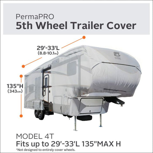 Classic Accessories PermaPRO Travel Trailer Cover (MPN: 80-318-171001-RT)