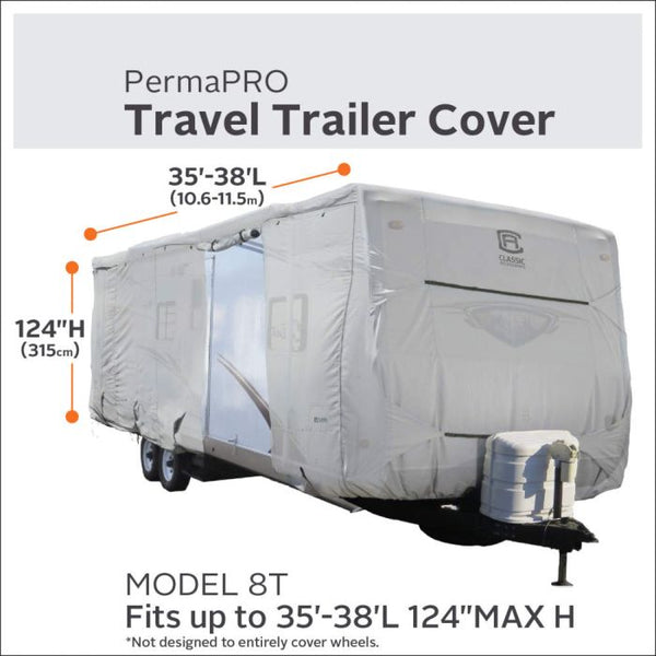 Classic Accessories PermaPRO Travel Trailer Cover (MPN: 80-326-211001-RT)