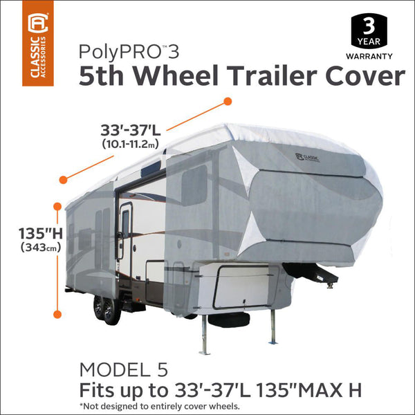Classic Accessories Travel Trailer Cover (MPN: 80-349-183101-RT)