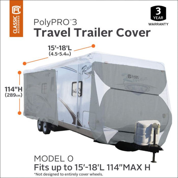 Classic Accessories Travel Trailer Cover (MPN: 80-351-303101-RT)