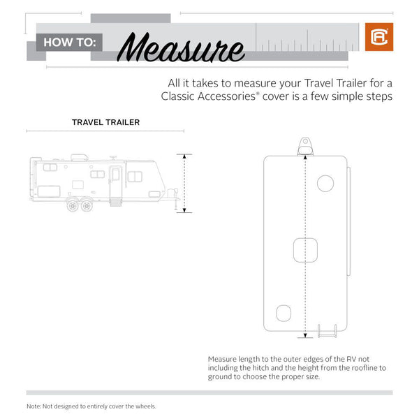 Classic Accessories Travel Trailer Cover (MPN: 80-355-203101-RT)