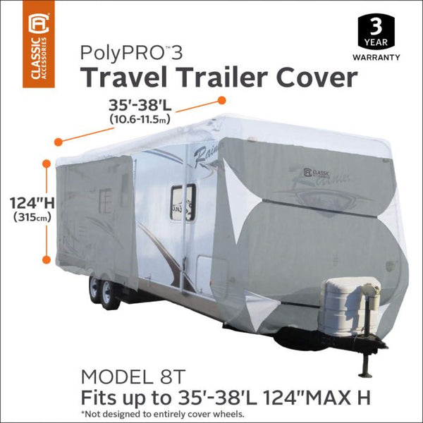 Classic Accessories Travel Trailer Cover (MPN: 80-356-213101-RT)