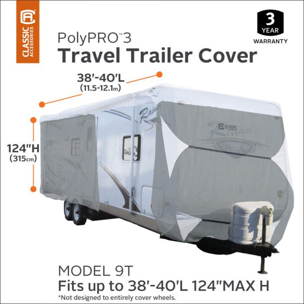 Classic Accessories Travel Trailer Cover (MPN: 80-357-223101-RT)