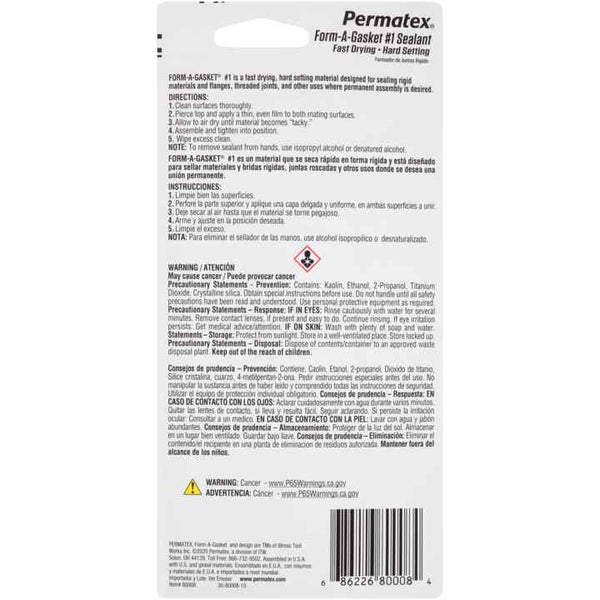 Permatex Gasket Sealer (MPN: 80008)