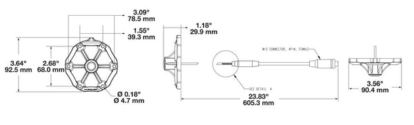 J.W. Speaker Trail 6 Sport Off-Road Light (MPN: 8001661)
