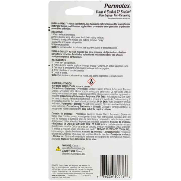 Permatex Gasket Sealer (MPN: 80016)