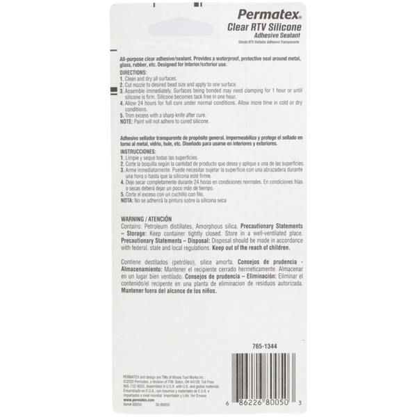 Permatex Adhesive Sealant (MPN: 80050)