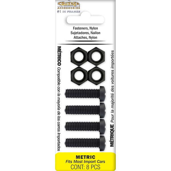 Cruiser Accessories Black Nylon Fasteners (MPN: 80150)