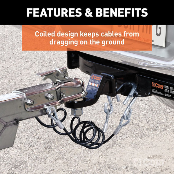 CURT Trailer Safety Cable (MPN: 80176)