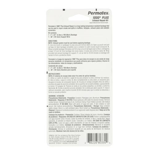 Permatex Exhaust System Repair Kit (MPN: 80334)