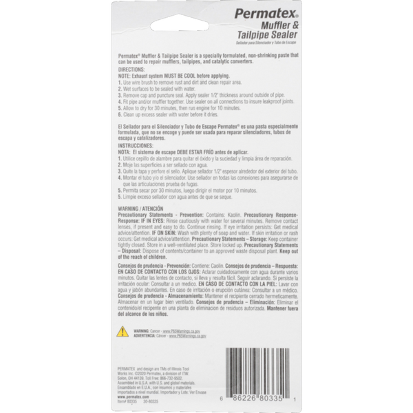 Permatex Exhaust System Repair Kit (MPN: 80335)