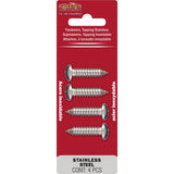 Cruiser Stainless Steel License Plate Hardware (MPN: 80430)