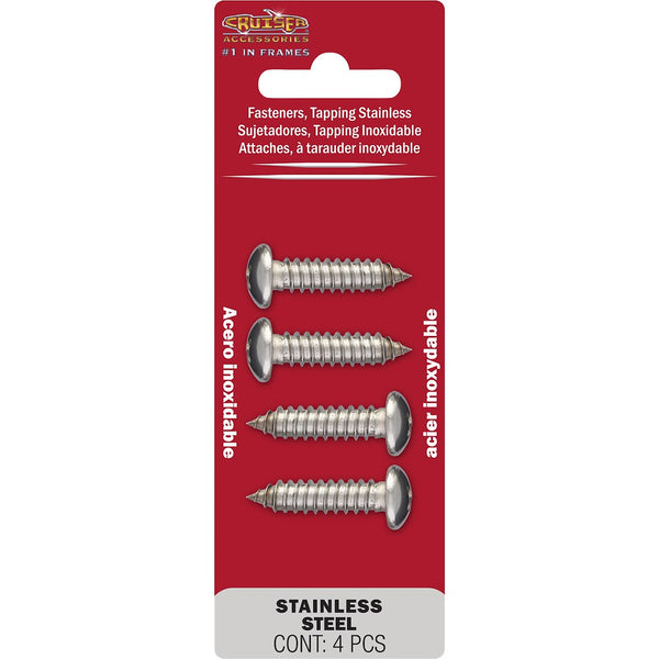 Cruiser Stainless Steel License Plate Hardware (MPN: 80430)