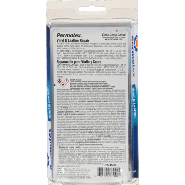 Permatex Vinyl Repair Kit (MPN: 80902)