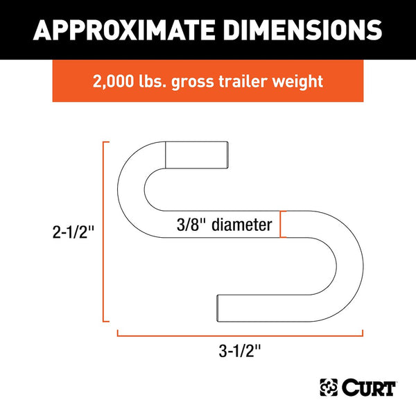 CURT Trailer Safety Chain Hook (MPN: 81260)