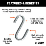 CURT Trailer Safety Chain Hook (MPN: 81260)