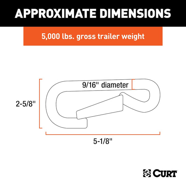 CURT Trailer Safety Chain Hook (MPN: 81281)