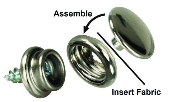 JR Products Snap Fastener Installation Kit (MPN: 81585)