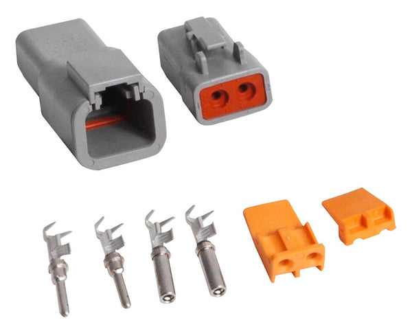 MSD Ignition 2 Pin Deutsch Connector (MPN: 8184)
