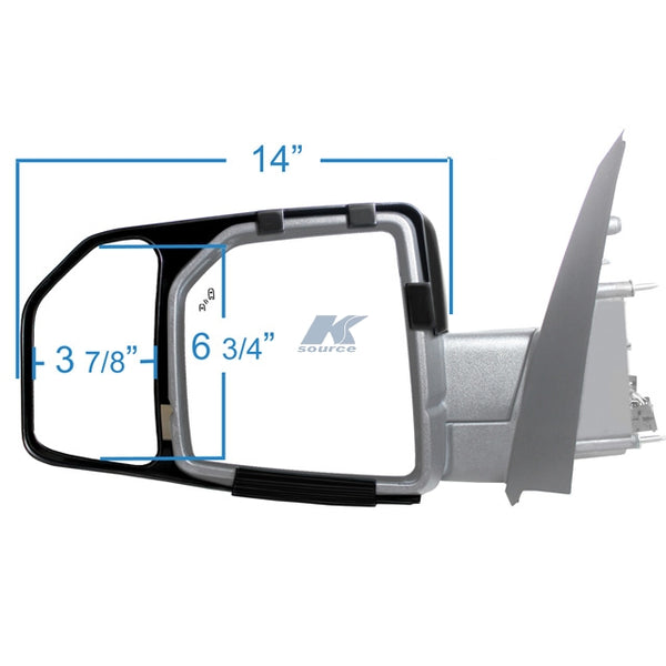 K Source Exterior Towing Mirror Set (MPN: 81850)