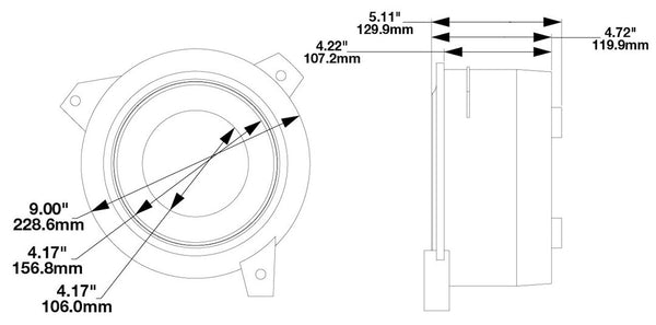 J.W. Speaker Headlight Mounting Kit (MPN: 8200693)